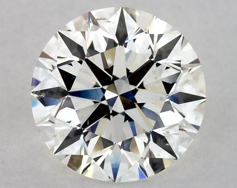 2.01 carat round diamond, I SI1