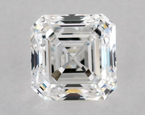 GIA 1.00 Carat E-VS2 Very Good Cut Asscher Diamond