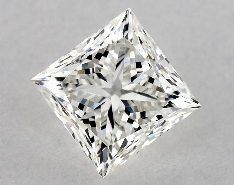 GIA 1.01 Carat H-VS1 Very Good Cut Princess Diamond