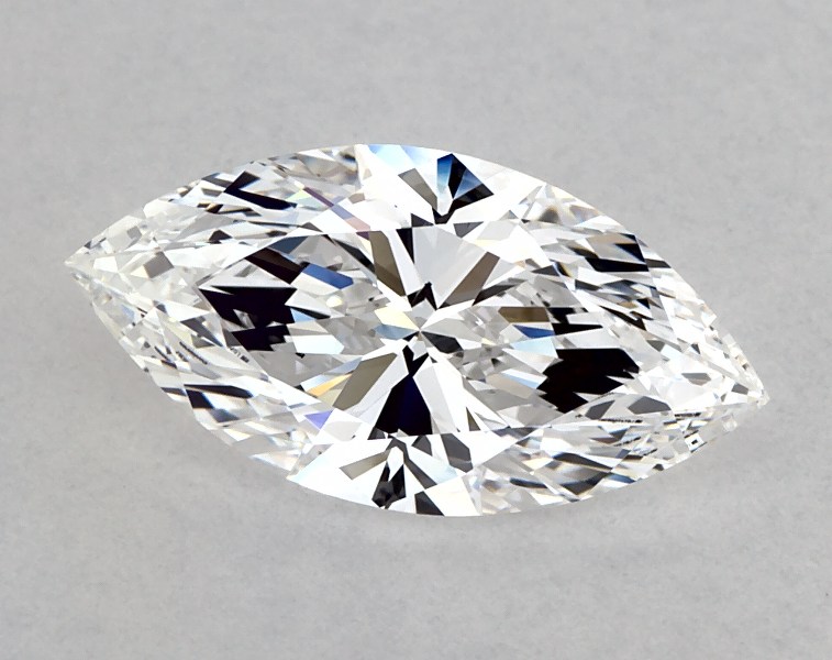 1.71 carat marquise diamond, E FL