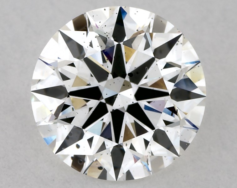 1.55 carat round diamond, F SI1