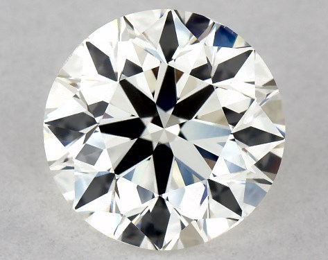 GIA 1.00 Carat J-VVS2 Very Good Cut Round Diamond