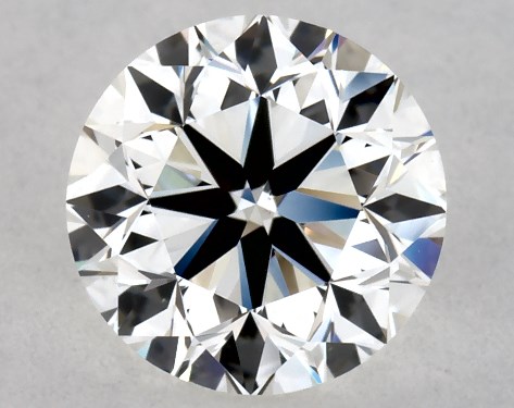 GIA 1.00 Carat H-VS1 Very Good Cut Round Diamond