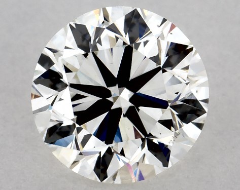 GIA 1.00 Carat H-VS2 Very Good Cut Round Diamond