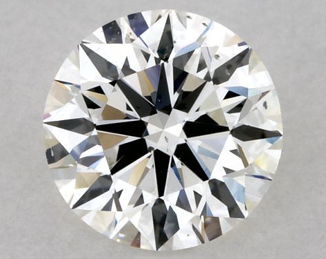 GIA 0.80 Carat H-SI1 Excellent Cut Round Diamond