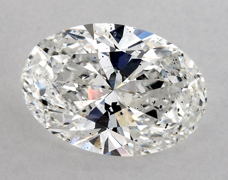 1.63 carat oval diamond, F SI1