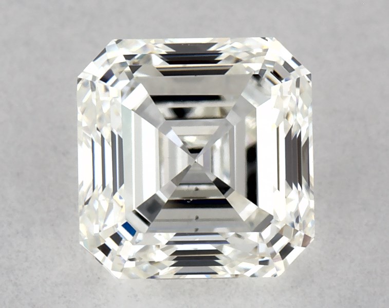 0.8 carat asscher diamond, I SI1