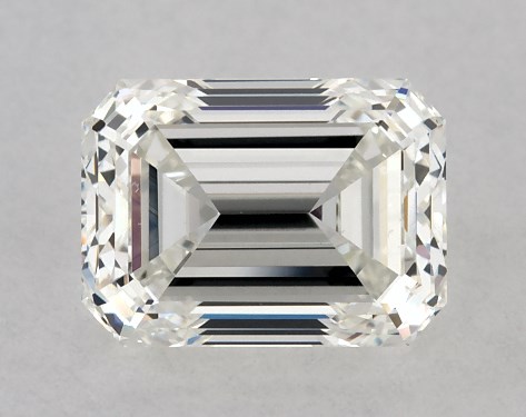 GIA 1.01 Carat H-VS1 Good Cut Emerald Natural Diamond