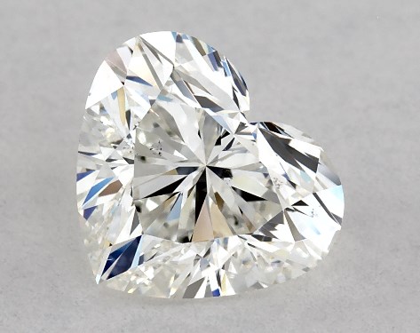 GIA 1.00 Carat H-VS2 Ideal Cut Heart Diamond
