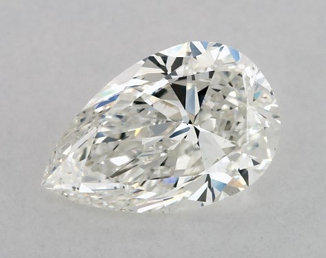 GIA 1.00 Carat H-VS2 Very Good Cut Pear Diamond