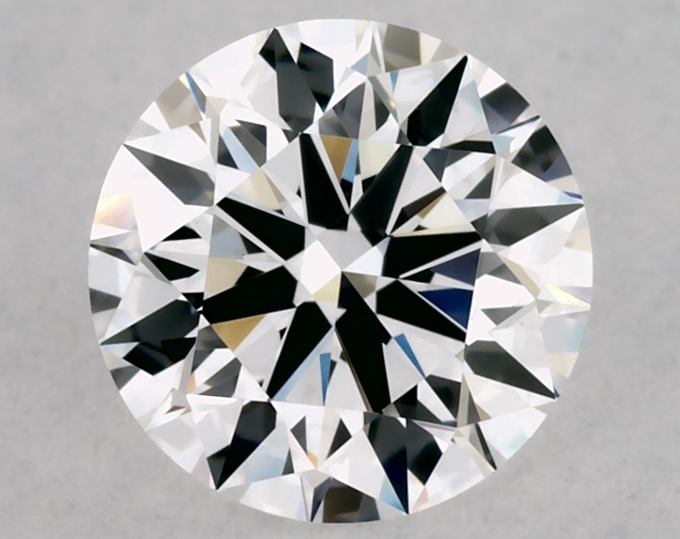 0.86 carat round diamond, E VS1