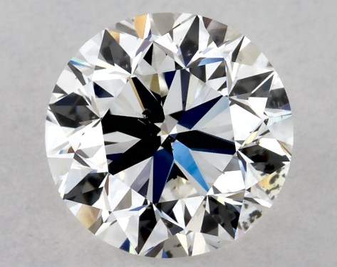 GIA 1.00 Carat H-SI2 Very Good Cut Round Diamond