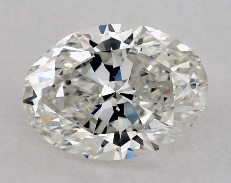 GIA 1.00 Carat H-VS2 Very Good Cut Oval Diamond