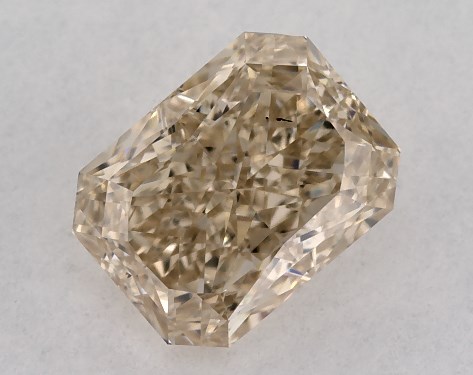 GIA 1.19 Carat Fancy Yellow Brown-SI1 Radiant Cut Natural Diamond