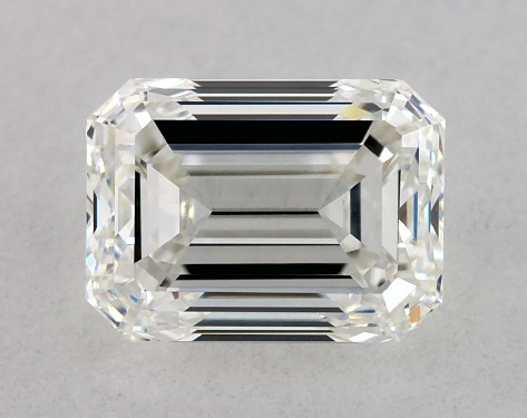 GIA 1.00 Carat H-VS1 Very Good Cut Emerald Diamond