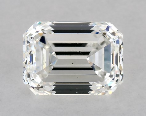 GIA 1.00 Carat G-VS2 Very Good Cut Emerald Diamond