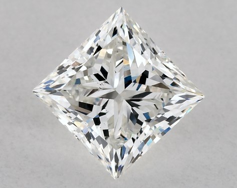GIA 1.01 Carat H-VS2 Ideal Cut Princess Diamond