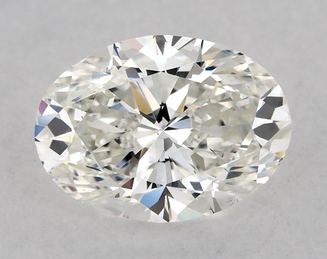 GIA 1.01 Carat H-VS2 Good Cut Oval Diamond