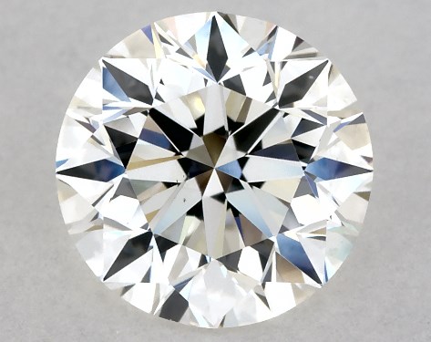 GIA 1.00 Carat H-VS2 Excellent Cut Round Diamond