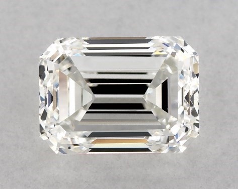 GIA 1.00 Carat H-VVS2 Very Good Cut Emerald Diamond