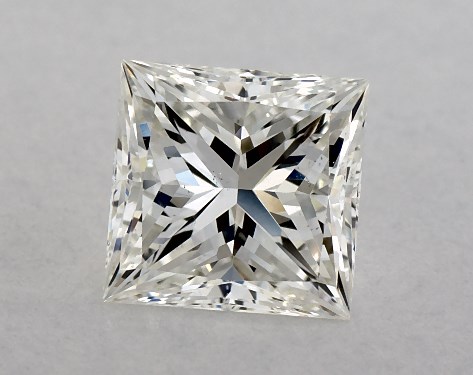 GIA 1.01 Carat H-VS2 Ideal Cut Princess Diamond