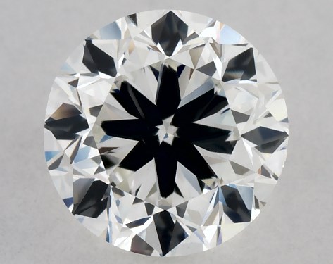 GIA 1.00 Carat H-VS1 Good Cut Round Diamond