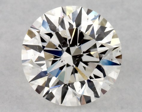 GIA 0.75 Carat H-SI1 Excellent Cut Round Diamond