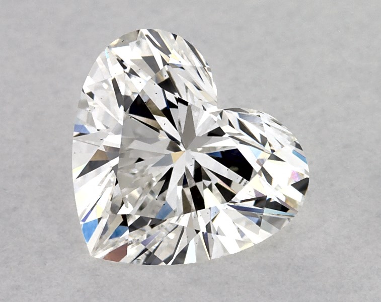 1.1 carat heart diamond, E VS2