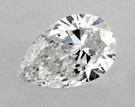 GIA 1.00 Carat E-VS2 Very Good Cut Pear Diamond