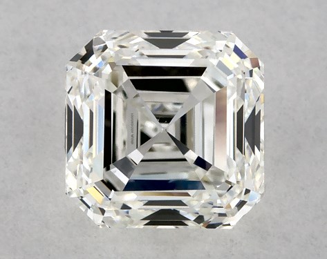 GIA 1.00 Carat H-VS1 Very Good Cut Asscher Diamond