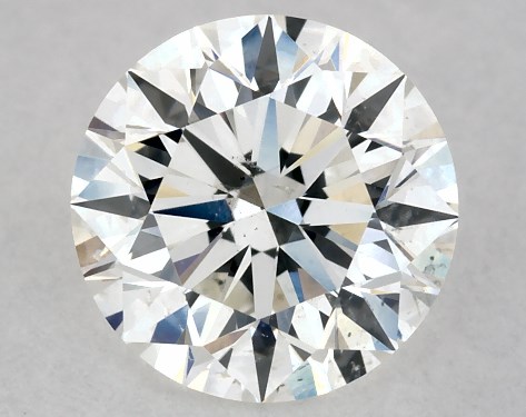 GIA 0.80 Carat H-SI1 Excellent Cut Round Diamond