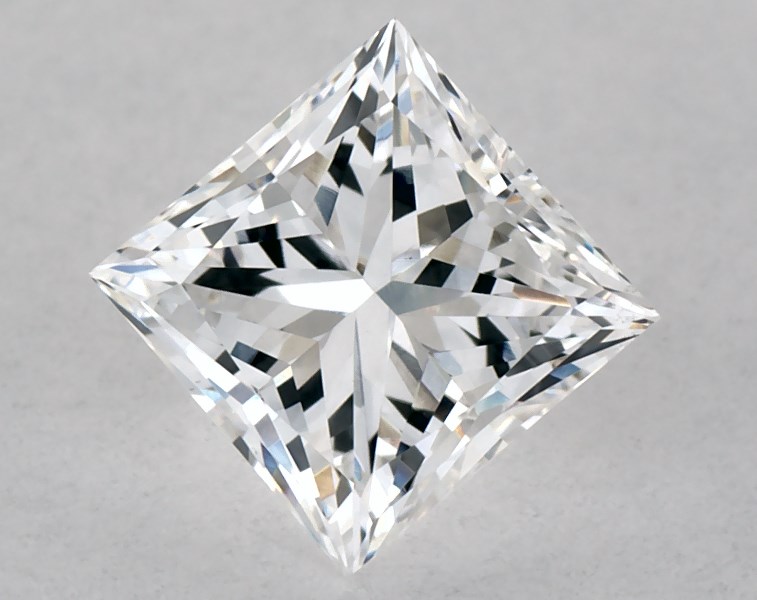 0.53 carat princess diamond, E VVS2