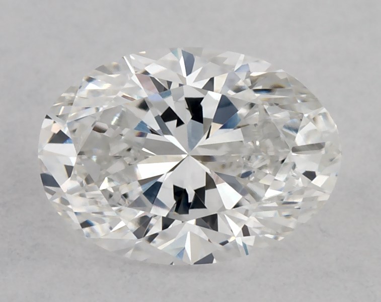 0.57 carat oval diamond, D VVS2