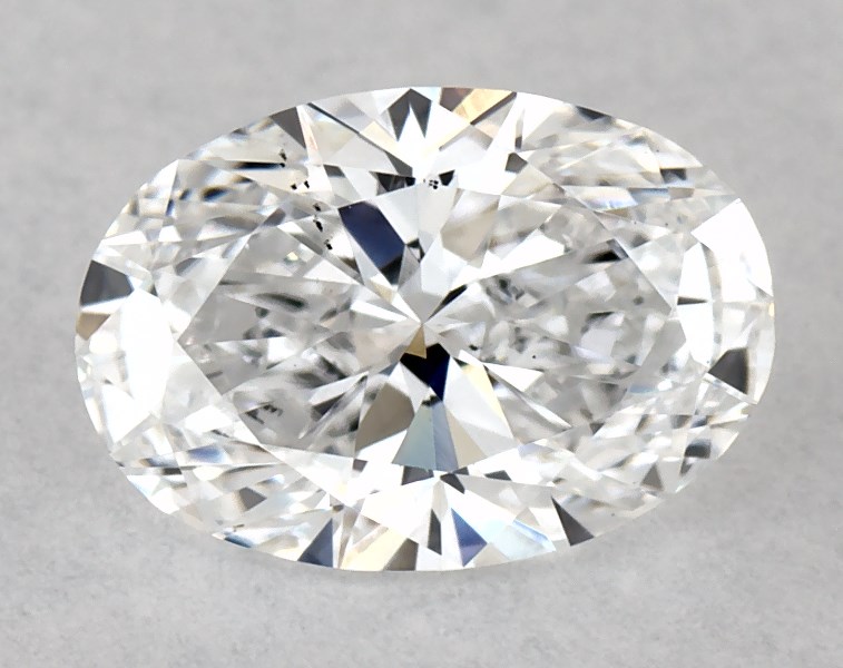 0.55 carat oval diamond, E SI1