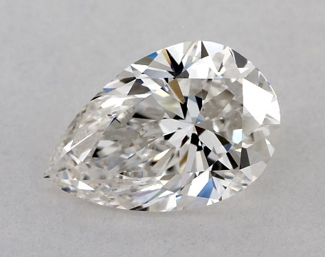 GIA 1.00 Carat H-VS2 Very Good Cut Pear Diamond