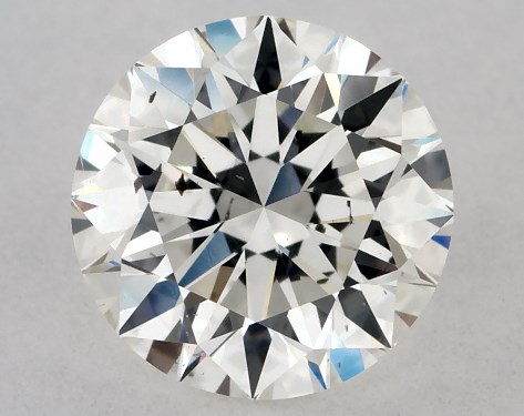 GIA 0.81 Carat H-SI1 Excellent Cut Round Diamond