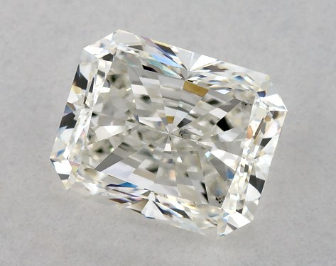 GIA 1.00 Carat I-VS2 Ideal Cut Radiant Natural Diamond