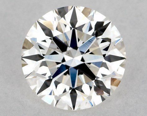 GIA 0.75 Carat H-SI1 Excellent Cut Round Diamond