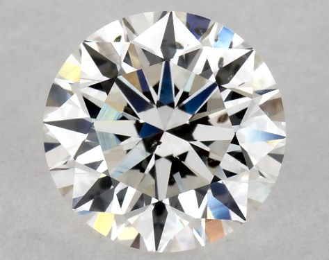 GIA 0.76 Carat H-SI1 Excellent Cut Round Natural Diamond