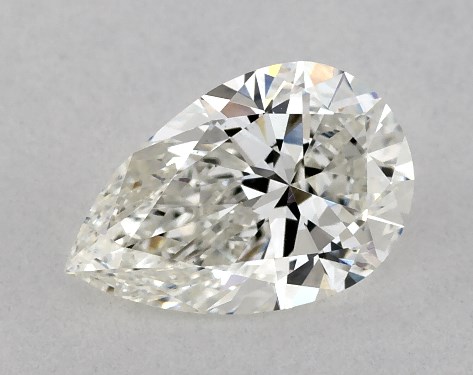 GIA 1.00 Carat H-VS2 Very Good Cut Pear Diamond