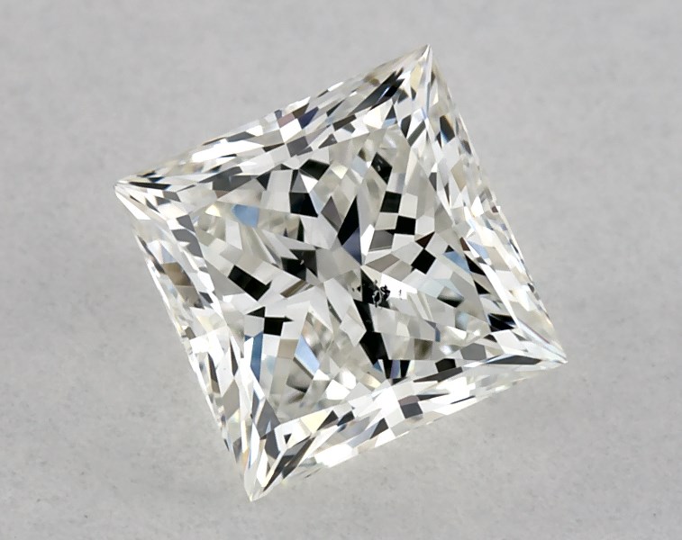 0.51 carat princess diamond, H SI1