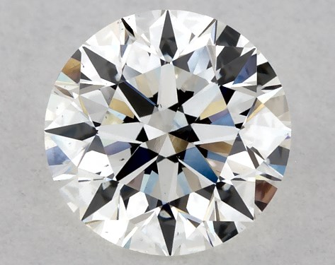 GIA 0.75 Carat H-SI1 Excellent Cut Round Diamond