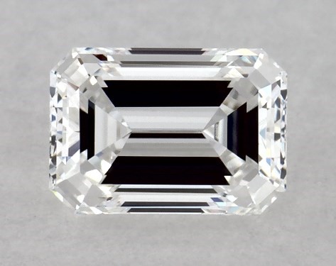 GIA 0.25 Carat D-VVS1 Very Good Cut Emerald Diamond
