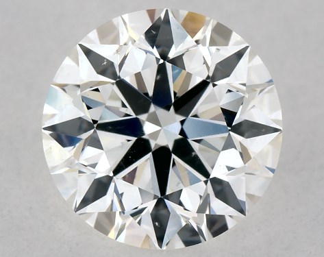 GIA 0.80 Carat H-SI1 Excellent Cut Round Diamond