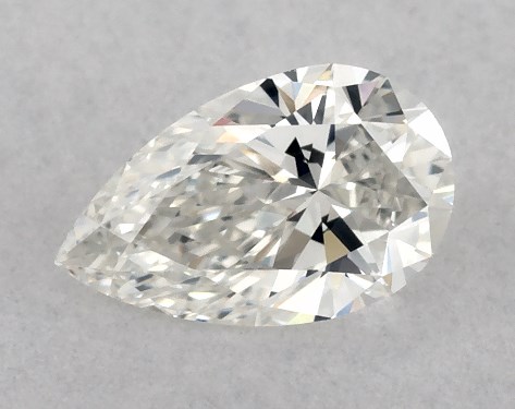GIA 0.30 Carat G-SI1 Ideal Cut Pear Diamond