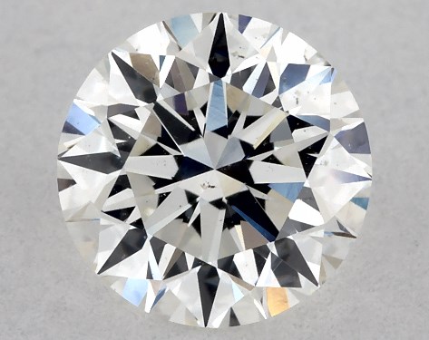 GIA 0.80 Carat H-SI1 Excellent Cut Round Diamond