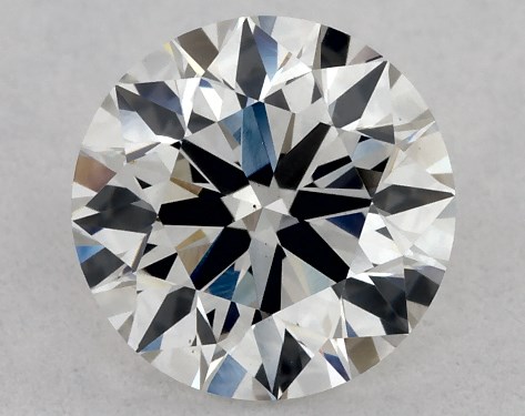 GIA 0.81 Carat H-SI1 Excellent Cut Round Diamond