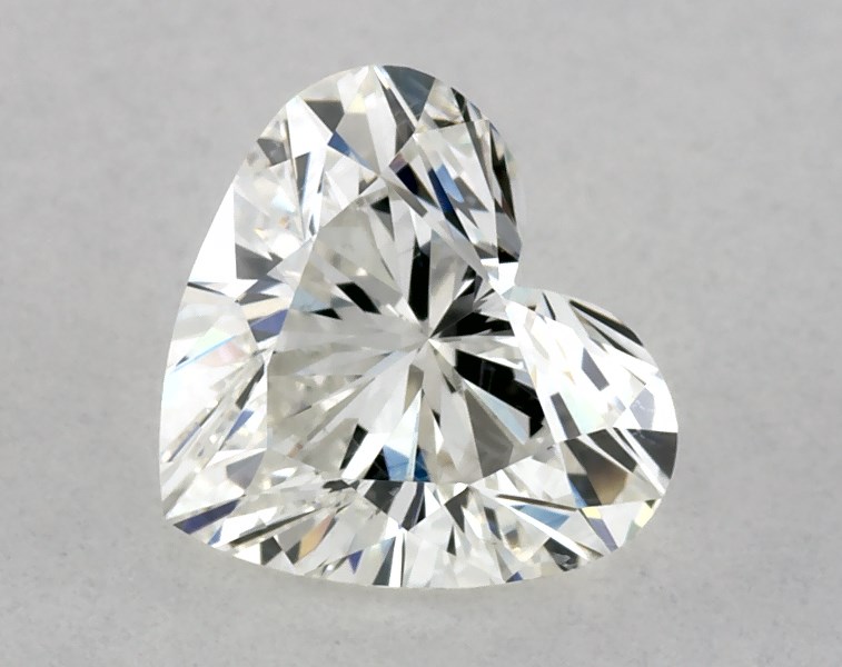 0.81 carat heart diamond, G SI1