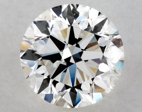 GIA 1.00 Carat H-VS2 Very Good Cut Round Diamond