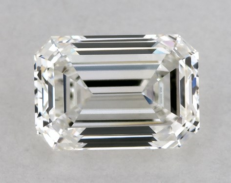 GIA 1.00 Carat H-VVS2 Very Good Cut Emerald Diamond